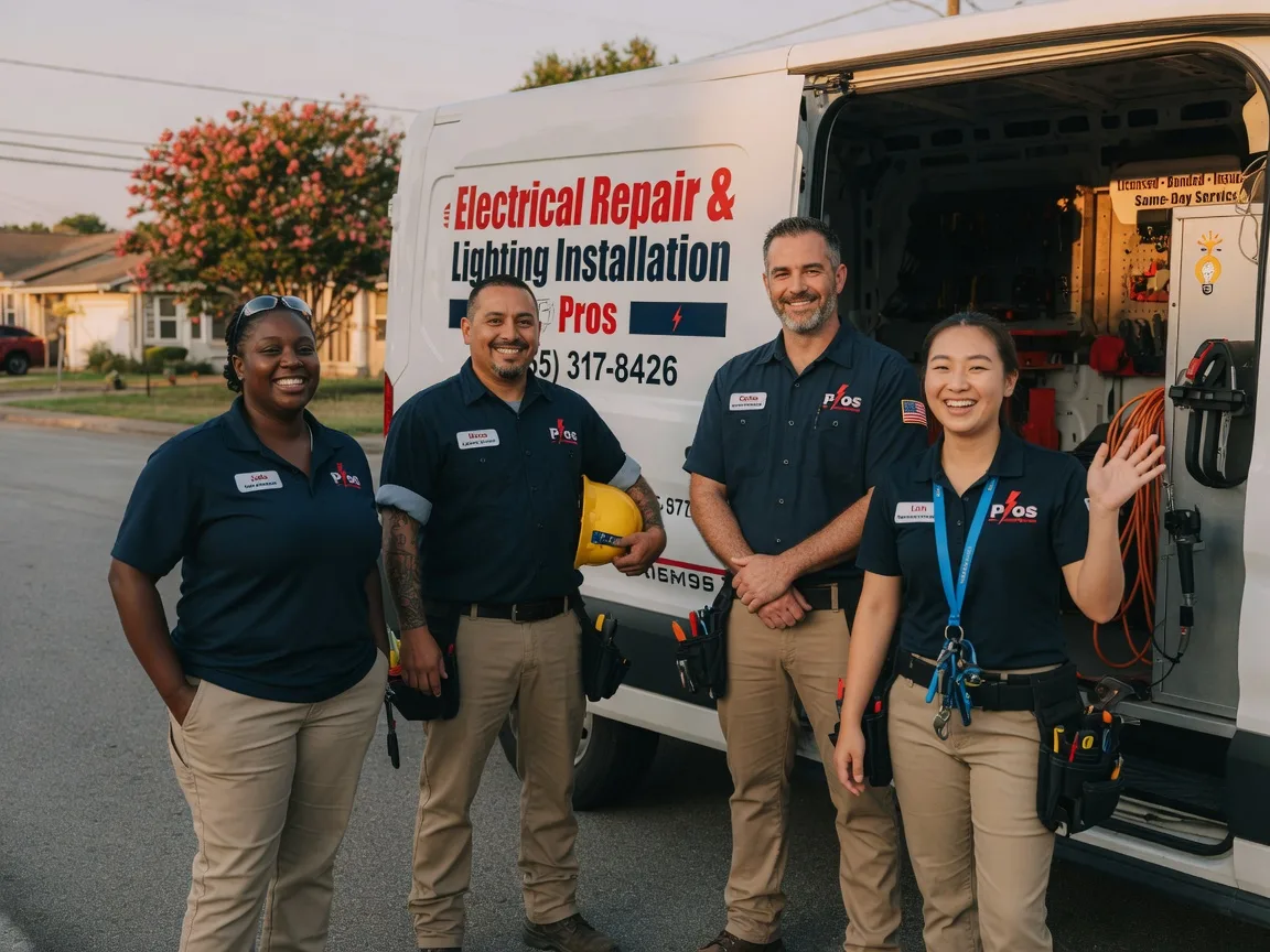 Licensed Electrician company in Rhome, TX
